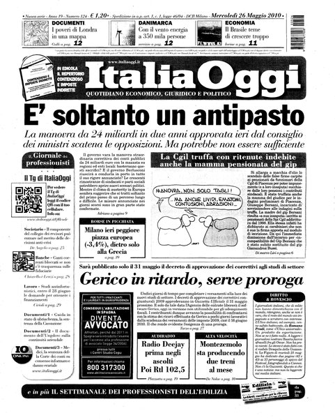 Italia oggi : quotidiano di economia finanza e politica